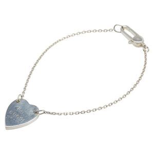 Gucci Trademark Heart Motif Metal Bracelet
